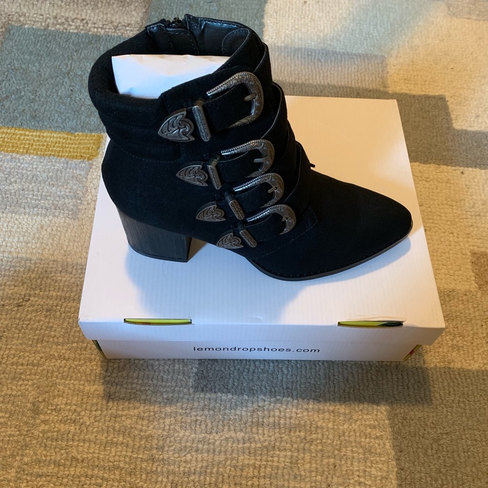 Lemon drop bootie